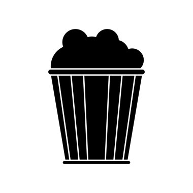 İzole sinema pop corn tasarım