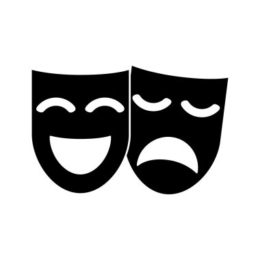 Karnaval tasarım izole maskesi