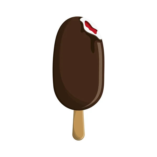 Diseño de helado aislado — Vector de stock