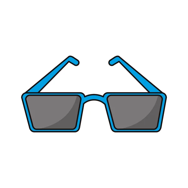 Design de óculos 3d de cinema isolado — Vetor de Stock