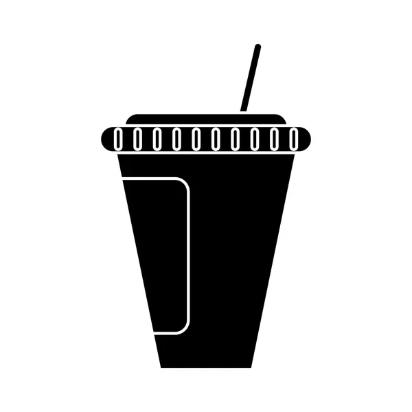 Design isolato della tazza di soda — Vettoriale Stock