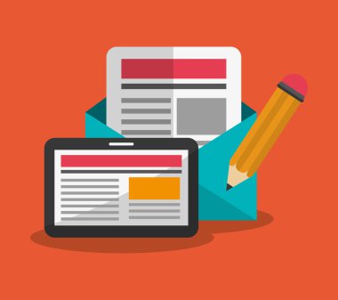 Tablet ve dijital pazarlama tasarım