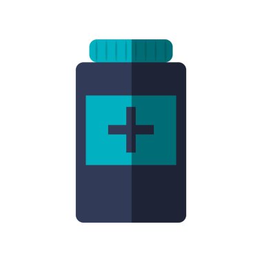 İzole tıp kavanoz tasarım