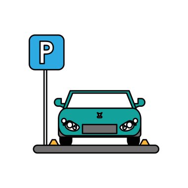 Araba araç ve bölge tasarım otopark