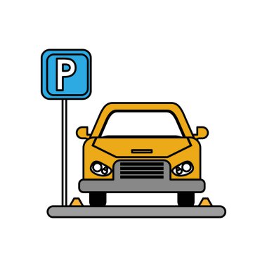 Araba araç ve bölge tasarım otopark