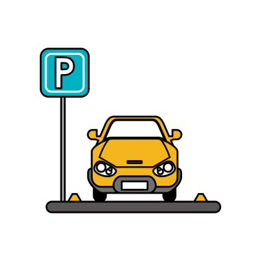 Araba araç ve bölge tasarım otopark