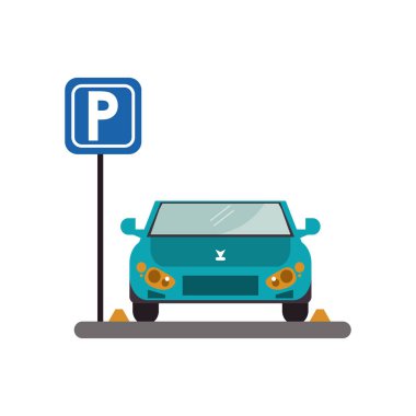 Araba araç ve bölge tasarım otopark