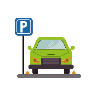 Araba araç ve bölge tasarım otopark