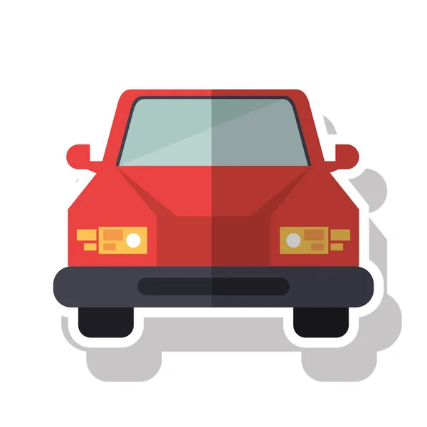 Diseño de vehículo de coche aislado — Vector de stock