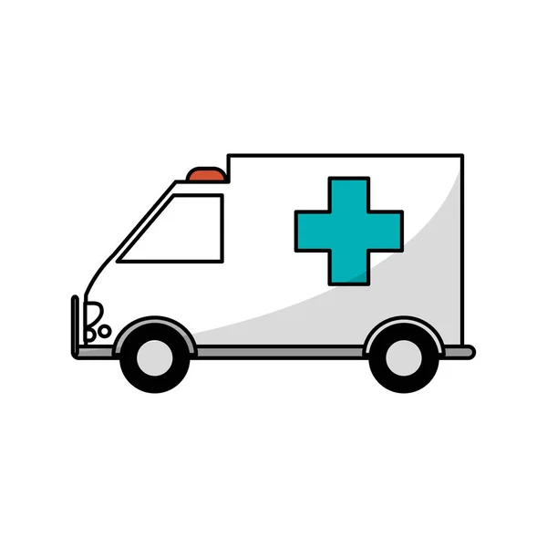 Ambulance of medical care design — Stock Vector