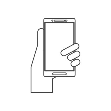 İzole Smartphone aygıt tasarım