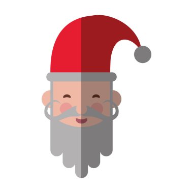 Noel sezon tasarım izole Noel Baba çizgi film