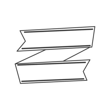 İzole şerit dekorasyon