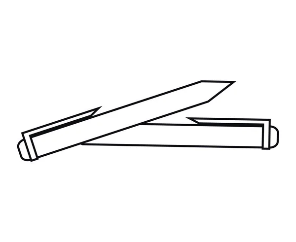 Isoliertes Stiftwerkzeug-Design — Stockvektor