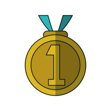 İzole spor madalya tasarım