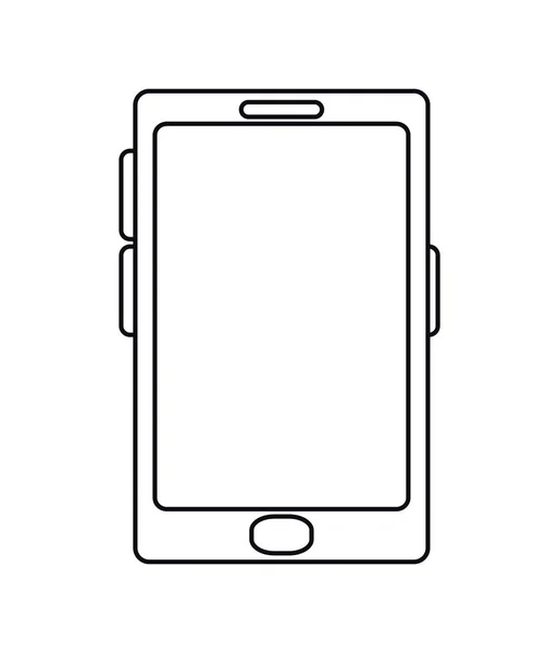 Conception isolée de Smartphone — Image vectorielle