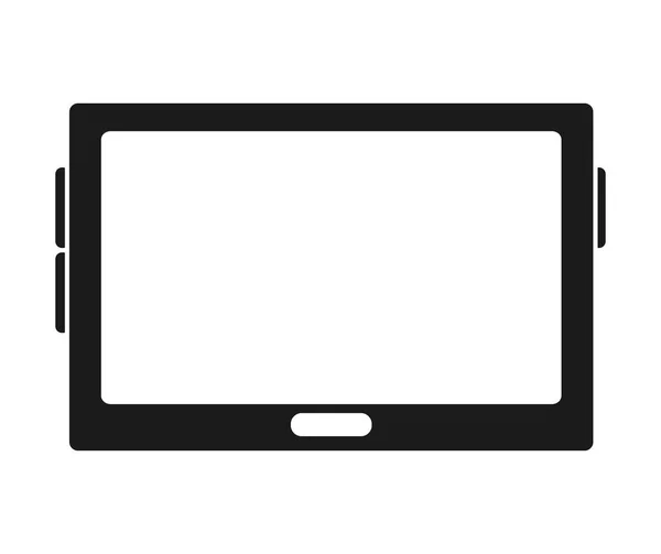 Design isolierter Tablet-Geräte — Stockvektor