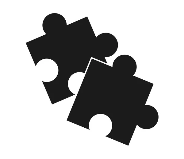 孤立したパズル デザイン — ストックベクタ