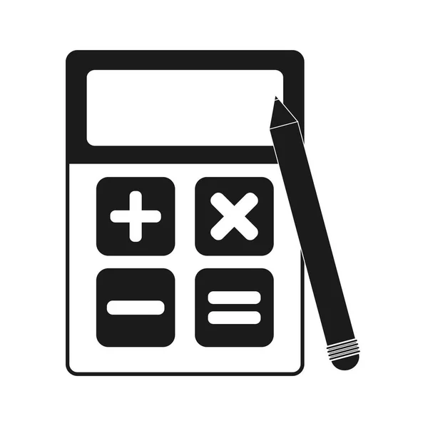 Geïsoleerde calculator tool ontwerp — Stockvector