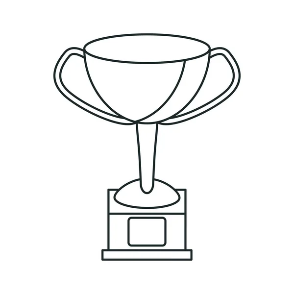 孤立的体育奖杯设计 — 图库矢量图片