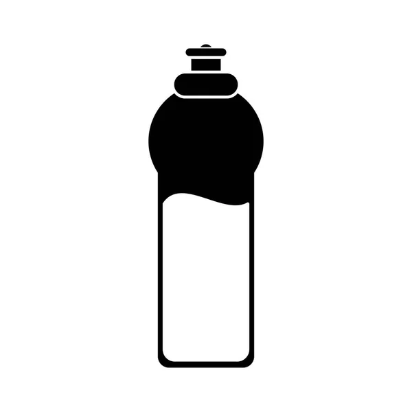 Isolierte Wasserflaschenkonstruktion — Stockvektor