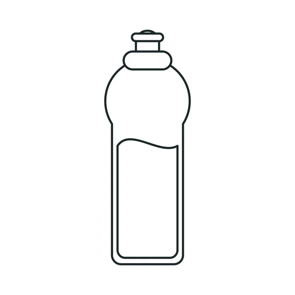 Diseño de botella de agua aislada — Vector de stock