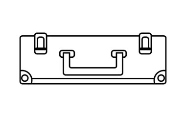 Bagaj kavramının izole çanta