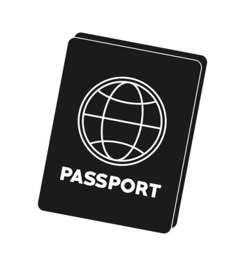 İzole pasaport tasarım