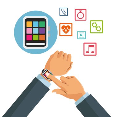 Akıllı izlemek ve giyilebilir teknoloji tasarım