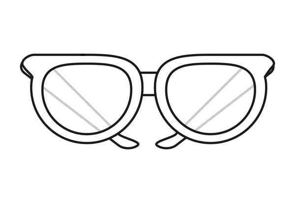 Isolierte Mode Brille Design — Stockvektor