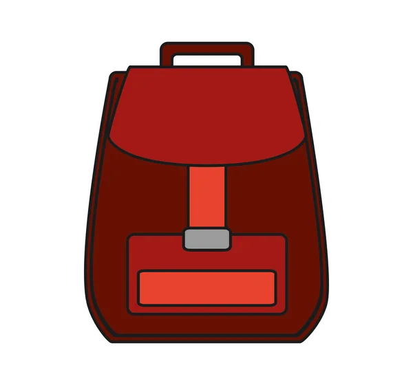 Geïsoleerde tas van bagage concept — Stockvector