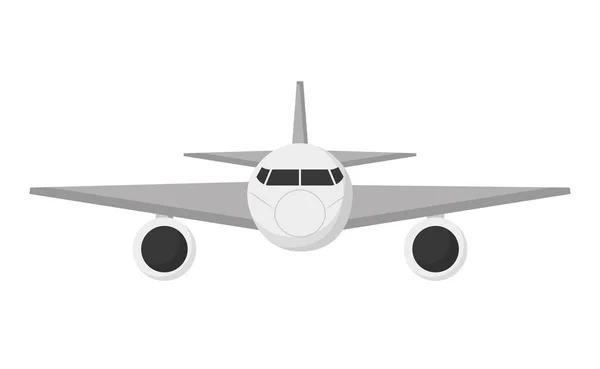 Conception de véhicule d'avion isolé — Image vectorielle
