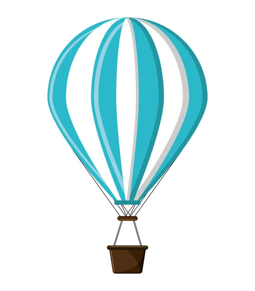 Design de balão de ar quente isolado —  Vetores de Stock