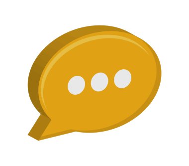 İletişim izole kabarcık tasarımı