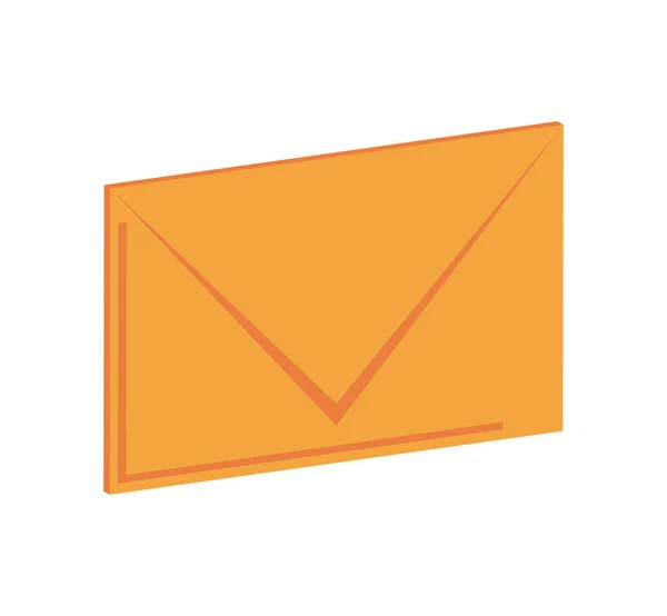 Isolated envelope design — Stock Vector