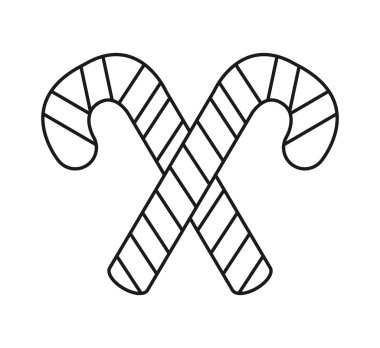 Noel sezon tasarım izole şeker