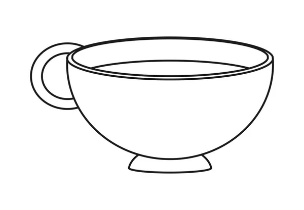 Design tazza di caffè isolato — Vettoriale Stock