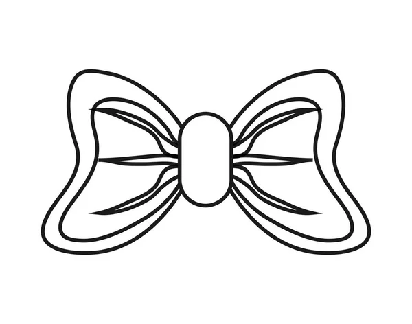 Isolerade bowtie design — Stock vektor
