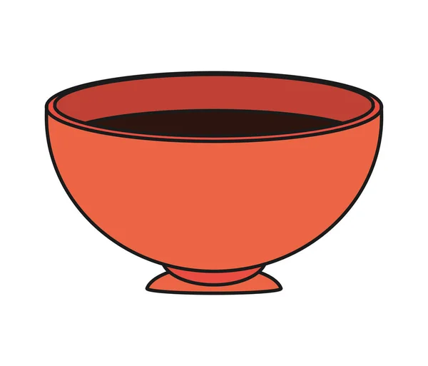 Diseño de taza de café aislado — Vector de stock