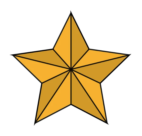 クリスマス シーズンのデザインの分離の星 — ストックベクタ