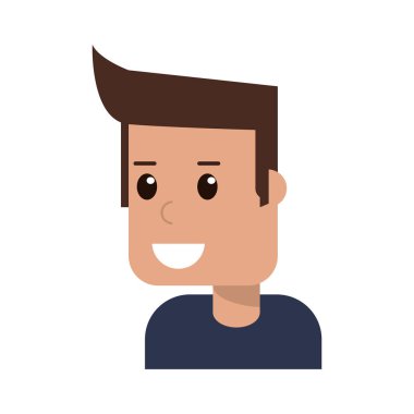 İzole çocuk karikatür tasarım