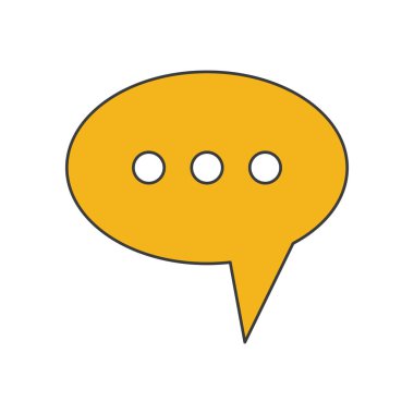 İletişim izole kabarcık tasarımı