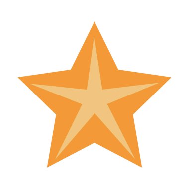 İzole parlak yıldız tasarım