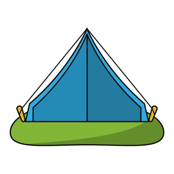 Isolated tent for camping design — Stock Vector