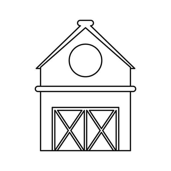 고립 된 농장 건물 디자인 — 스톡 벡터