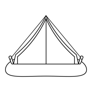 İzole çadır kamp tasarımı için