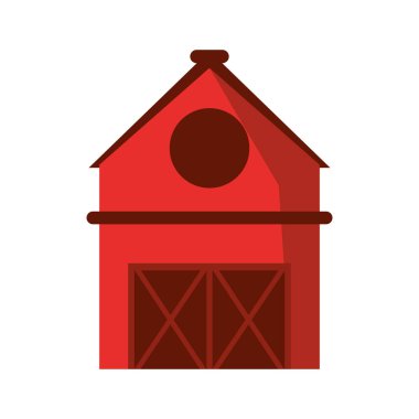 İzole çiftlik bina