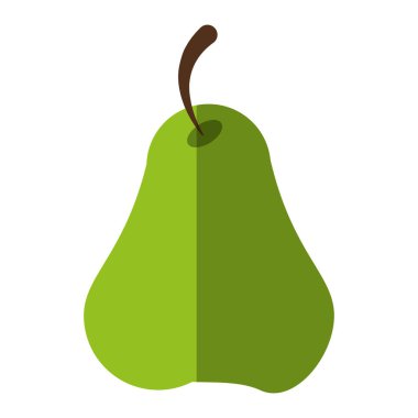 İzole armut meyve tasarım