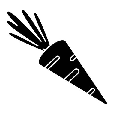 İzole havuç sebze tasarım