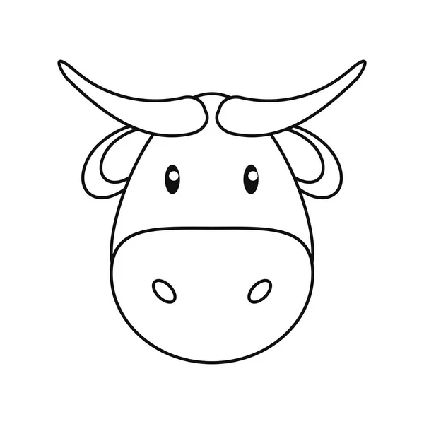 Cow boskap djur design — Stock vektor